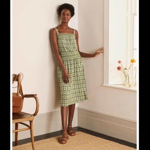 Boden Green Midi Dress